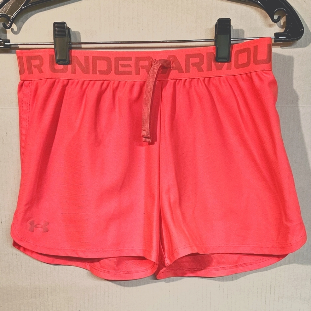 Girls YL Pink Under  Armour Shorts